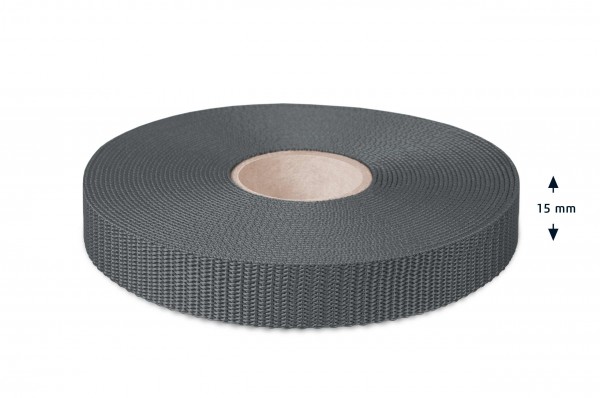 All-purpose webbing, dark grey 17