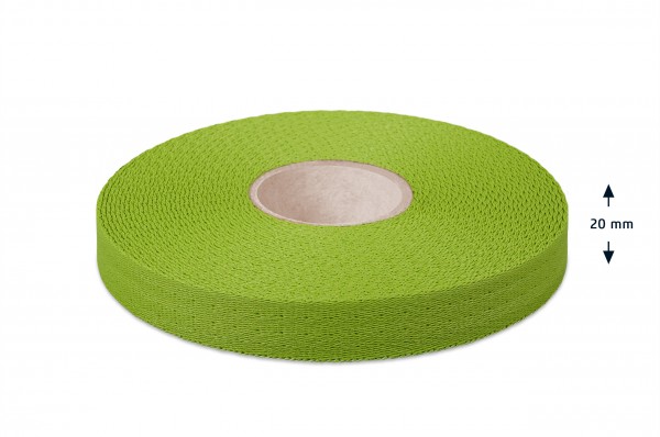 Econyl® narrow fabric, recycled, green 623
