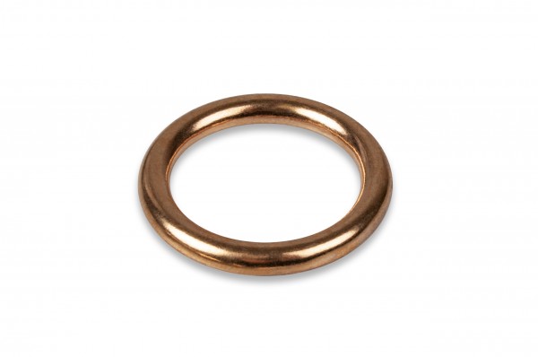 Ring, solid brass, brass colour 20 x 3.2 mm