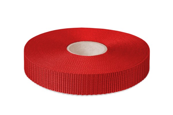 NEW - Strong Econyl® ribbon, recycled, red