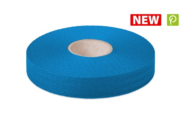 Econyl® narrow fabric, recycled, blue 503